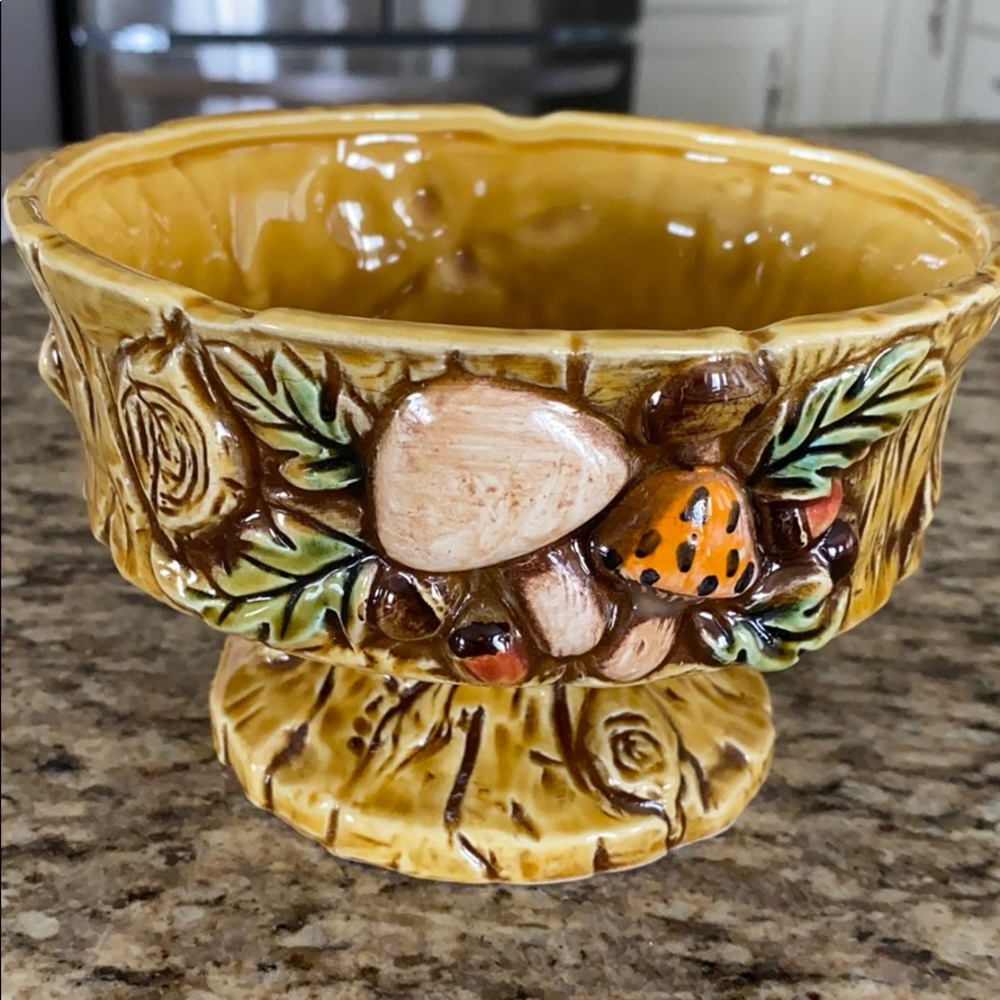Lefton mushroom cookie jar (no lid)